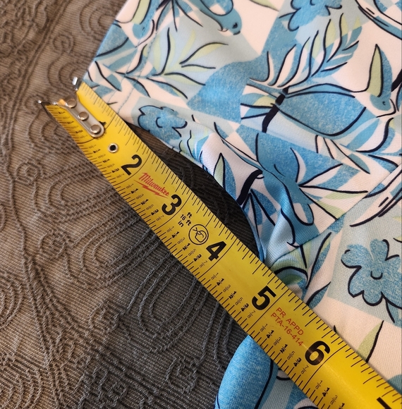 Blue Tropical Bird Print Men's Shirt - Picture 6 of 9